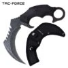 Tac Force Karambit Knife Black Handle Fixed Blade Knife -CUTLERY WHOLESALER Sales TF FIX016BK