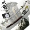 Ten Ryu Samurai Jin Tachi Functional Sword - Maroon Finish -CUTLERY WHOLESALER Sales TR014MR