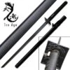 Ten Ryu Knight Black Cord Damascus Ninja Katana Sword 2 Ten Ryu Knight Black Cord Damascus Ninja Katana Sword -CUTLERY WHOLESALER Sales TR017BD