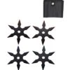 4 Pc Set Ninja Six Point Sure Stick Throwing Stars Shuriken Knife Blade 2 4 Pc Set Ninja Six Point Sure Stick Throwing Stars Shuriken Knife Blade -CUTLERY WHOLESALER Sales TS 16 4M