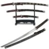 Black With Gold Splash Japanese Katana Sword Set 2 Black With Gold Splash Japanese Katana Sword Set -CUTLERY WHOLESALER Sales YK58B4.1