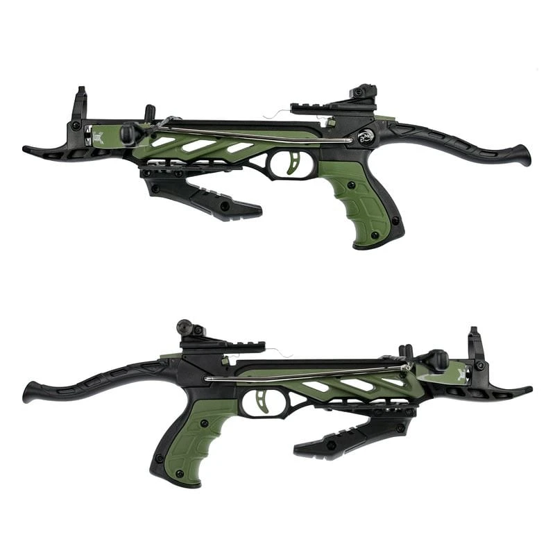80lb Self Cocking Pistol CrossBow With Forearm Grip Olive 4 80lb Self Cocking Pistol CrossBow With Forearm Grip Olive - Image 2