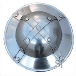 Kettle Hat XIII Century Crusader Knight Infantry Miniature Helmet With Stand -CUTLERY WHOLESALER Sales mini kettle helmet 4