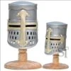 Mini Medieval Brass Trim Crusader Great Helm With Display Stand -CUTLERY WHOLESALER Sales mini20knight20helmet207
